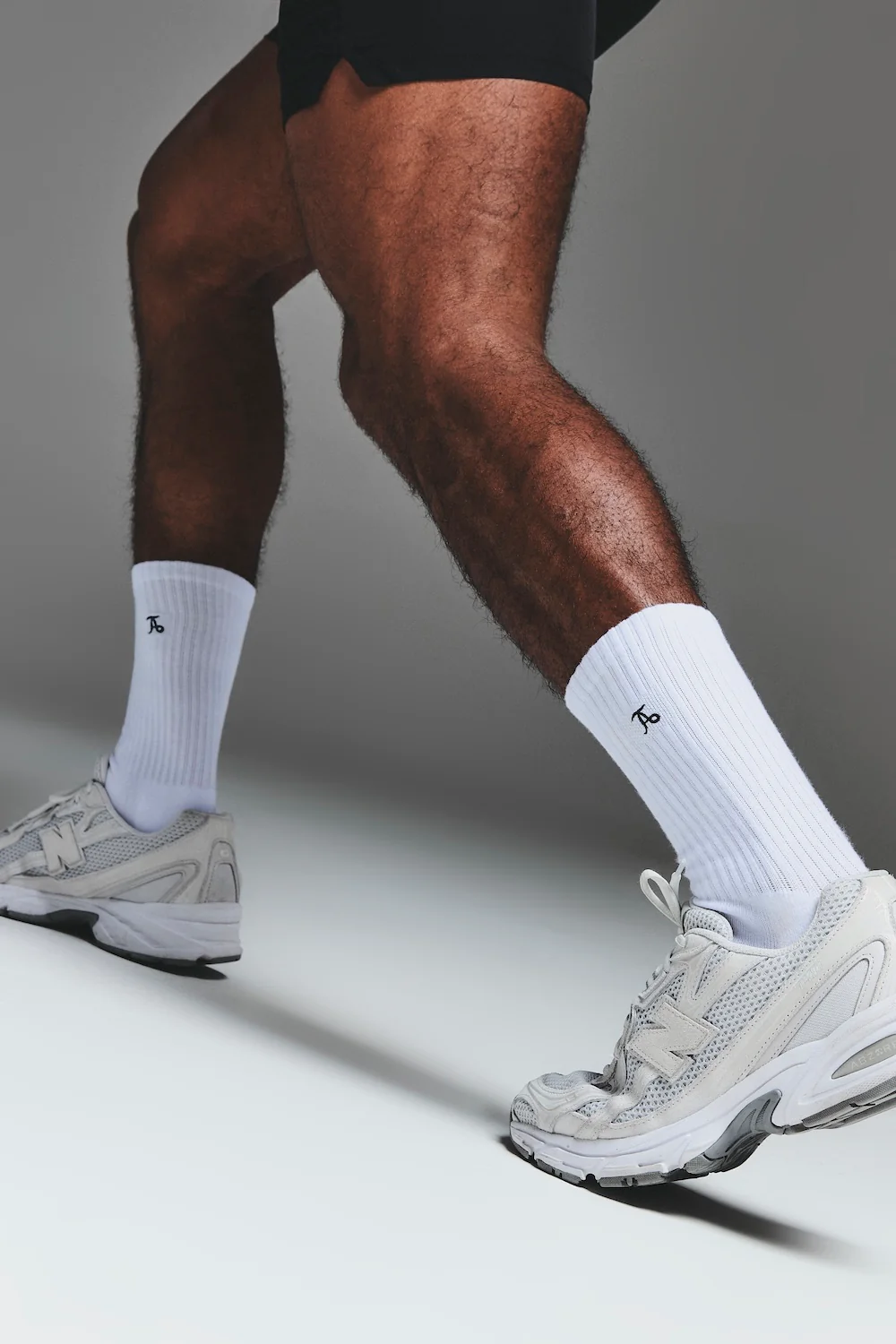 3 Pack Sports Socks in White - Image 3
