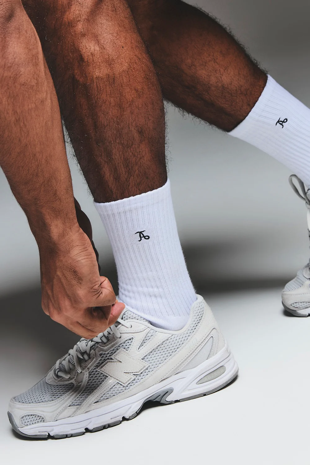 3 Pack Sports Socks in White - Image 4