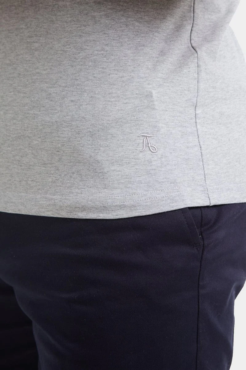 Muscle Fit Vest in Grey Marl - Image 6