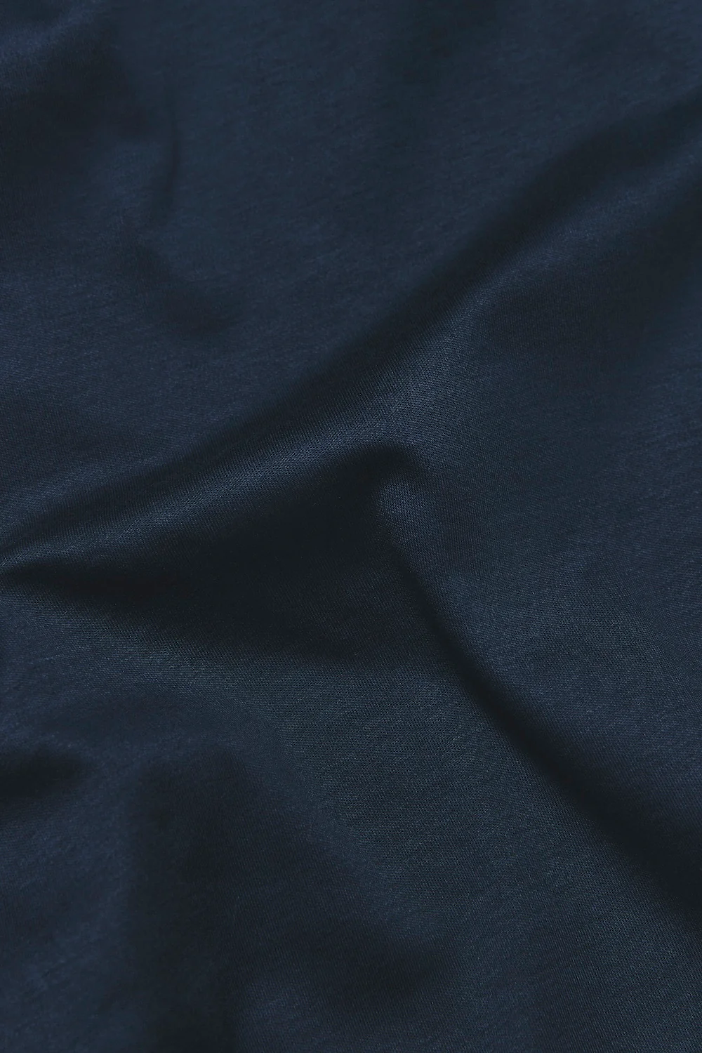 Mercerised Cotton T-Shirt in Navy - Image 8