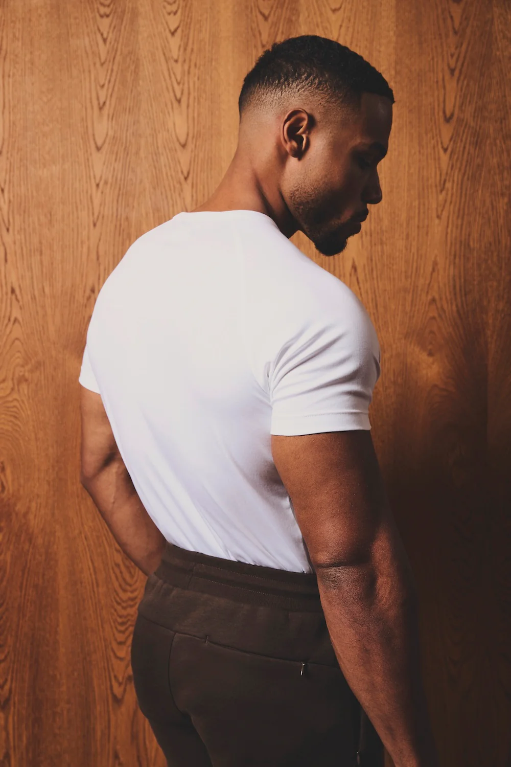 Mercerised Cotton T-Shirt in White - Image 5