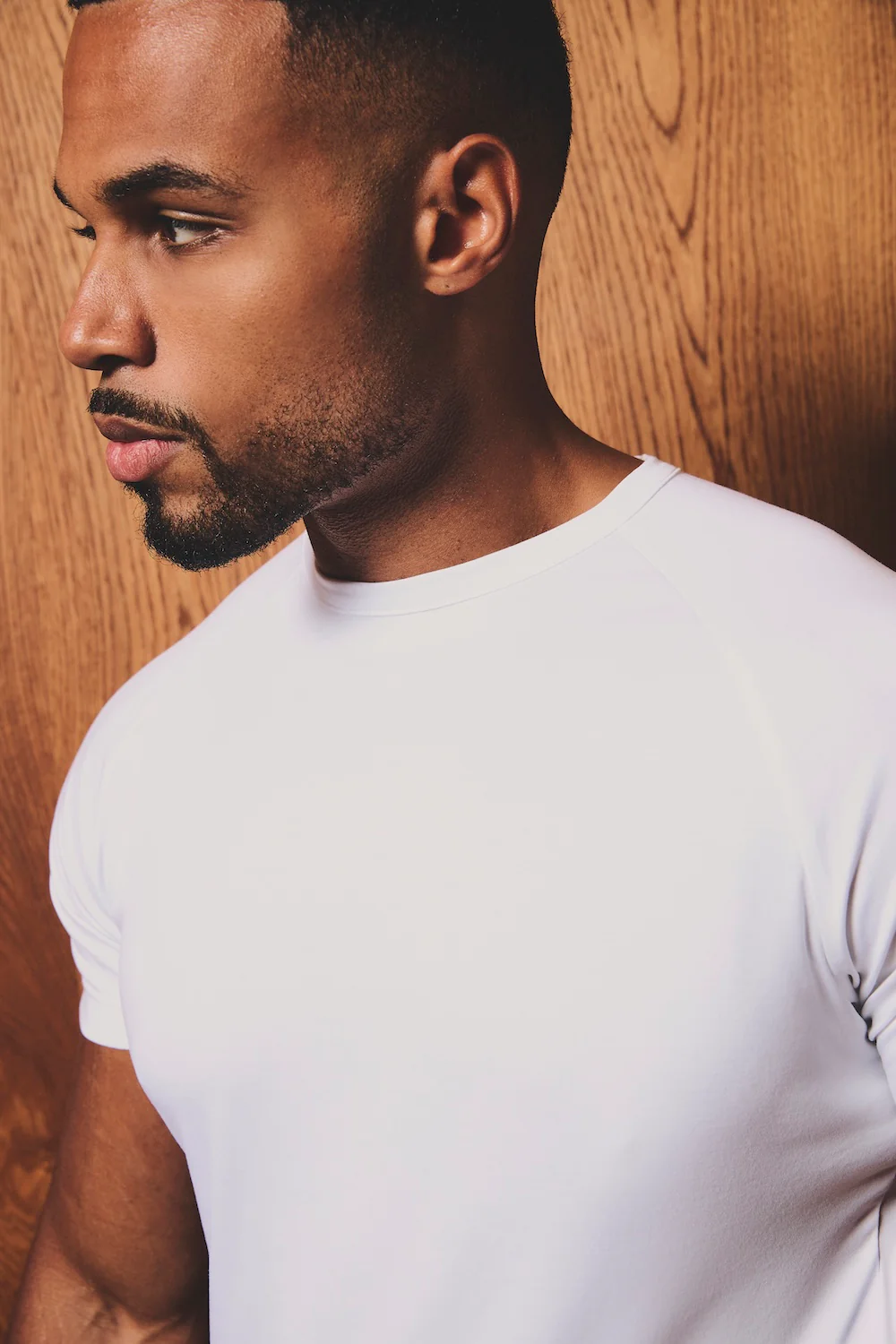 Mercerised Cotton T-Shirt in White - Image 7