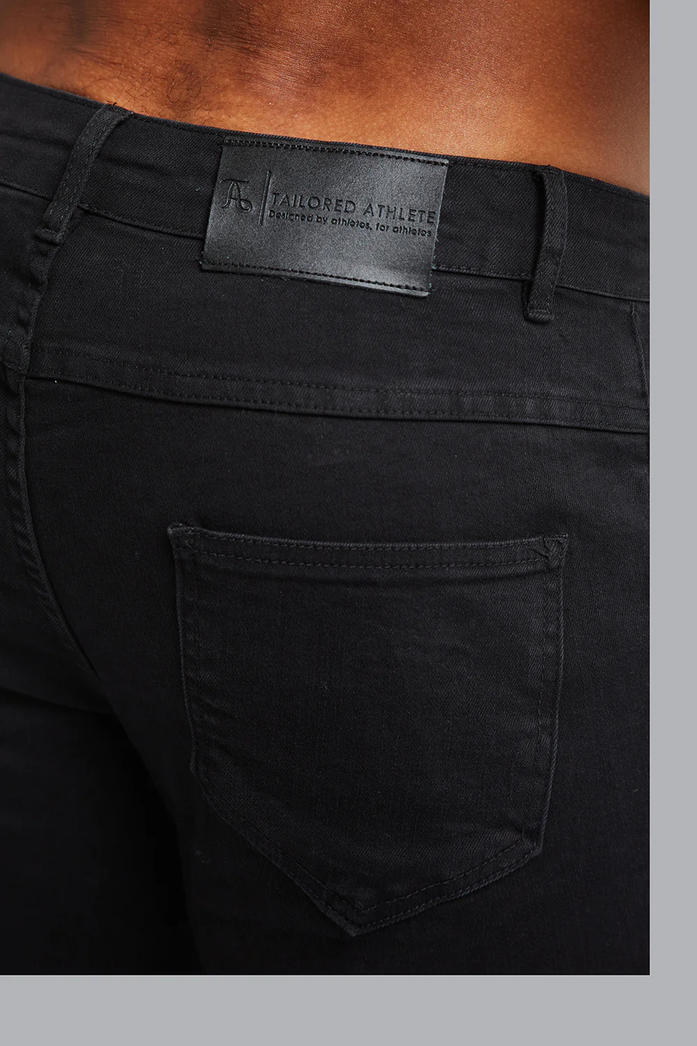 Muscle Fit Jeans in Black - Image 3