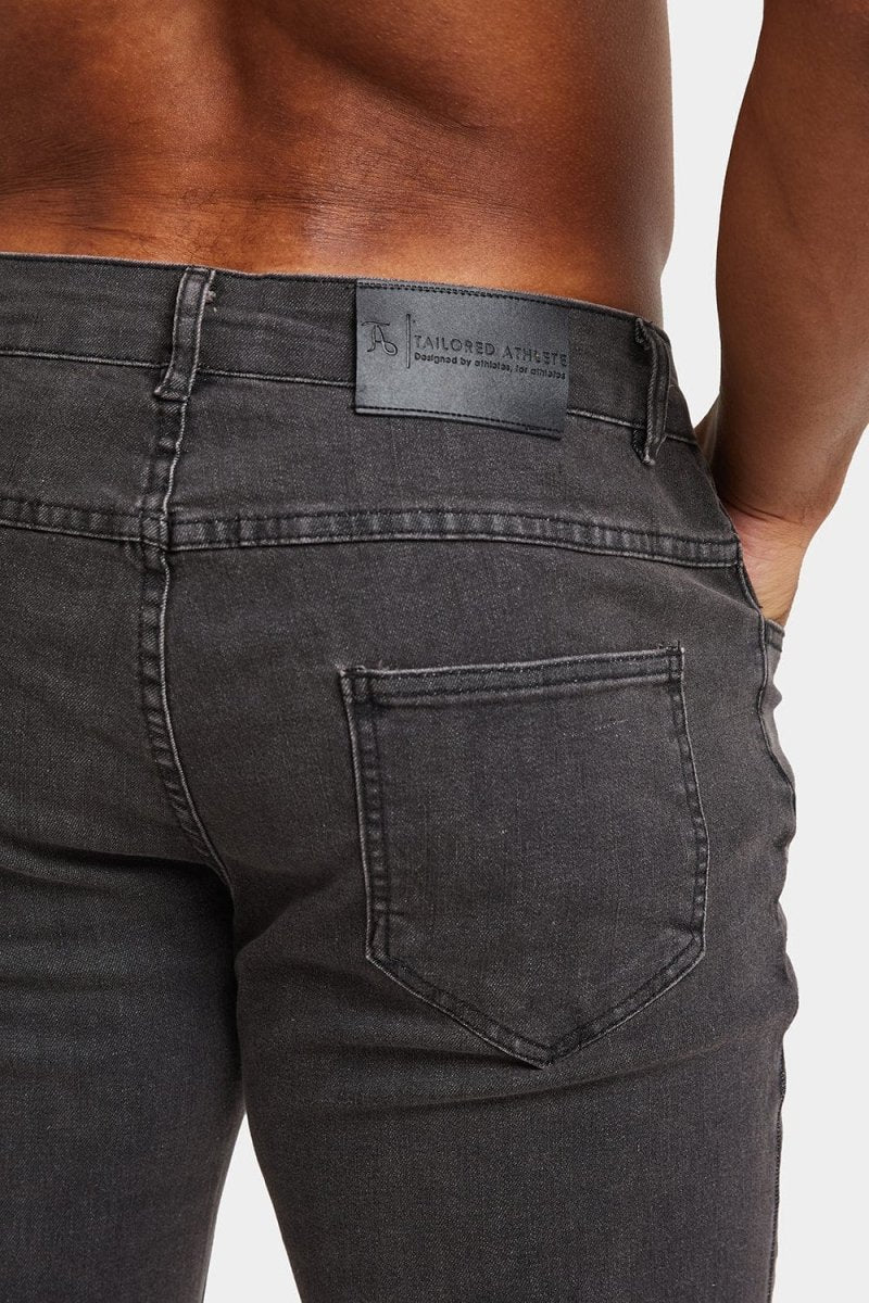 Muscle Fit Jeans in Dark Grey - Image 6