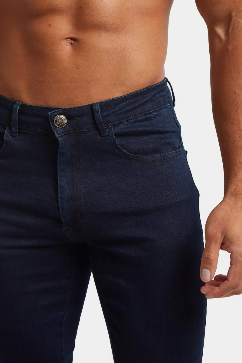 Muscle Fit Jeans in Indigo - Image 3