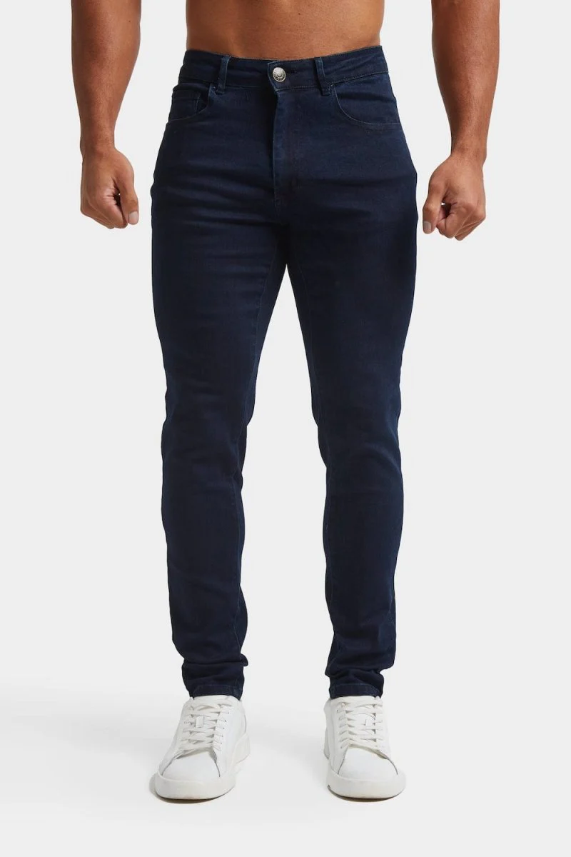 Muscle Fit Jeans in Indigo - Image 4