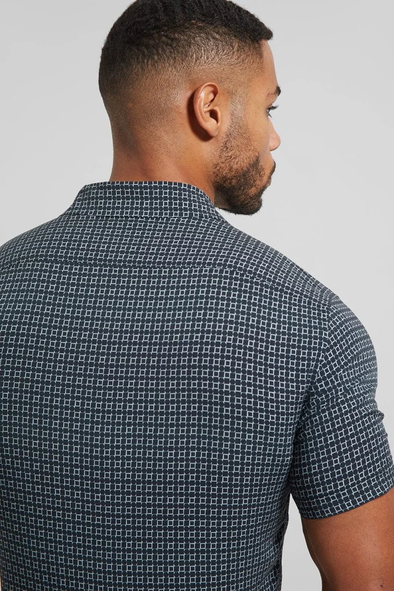 Shape Shift Printed Short Sleeve Shirt - Image 7