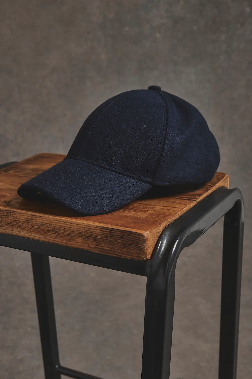 TA Embroidered Baseball Cap in Navy - Image 4