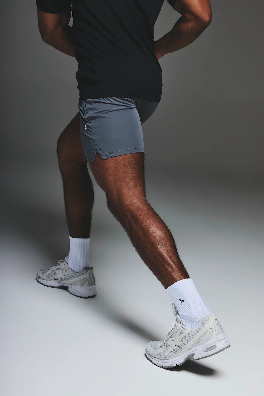 Training Shorts in Grey - Image 4