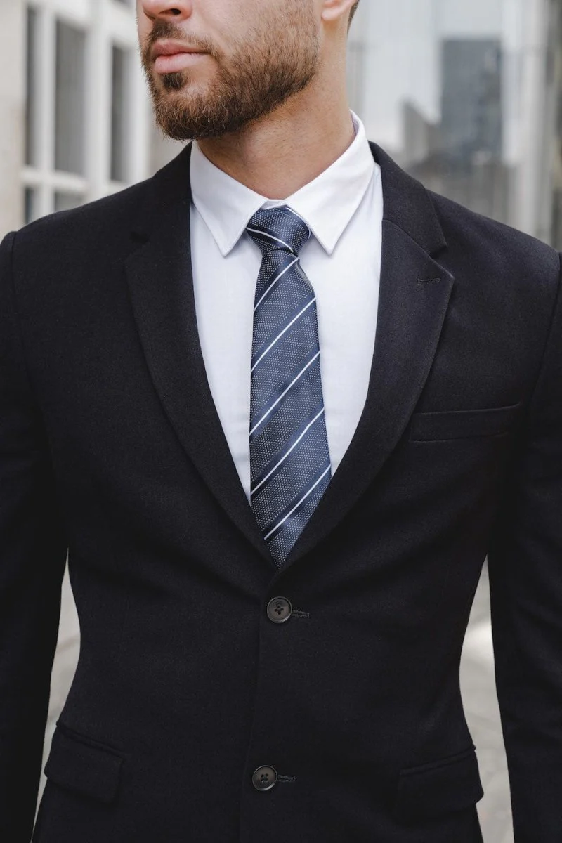 True Muscle Fit Suit Jacket in Black - Image 3