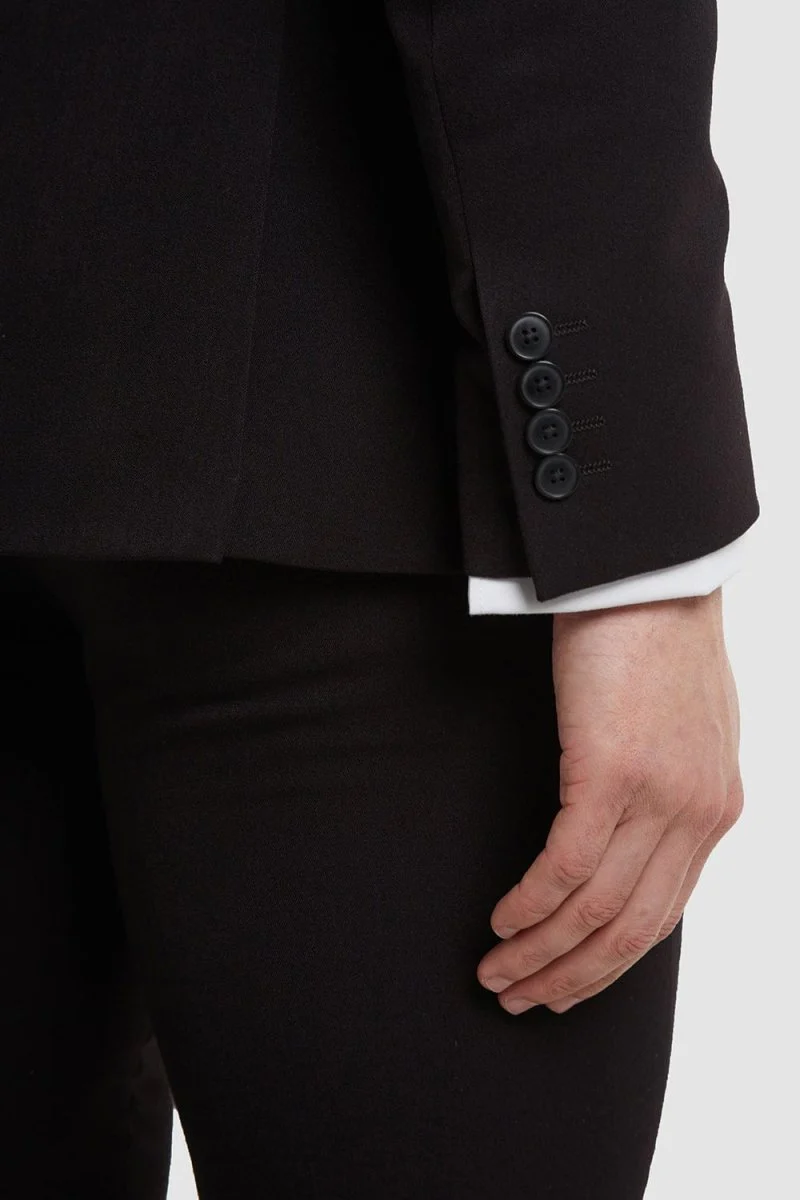 True Muscle Fit Suit Jacket in Black - Image 7
